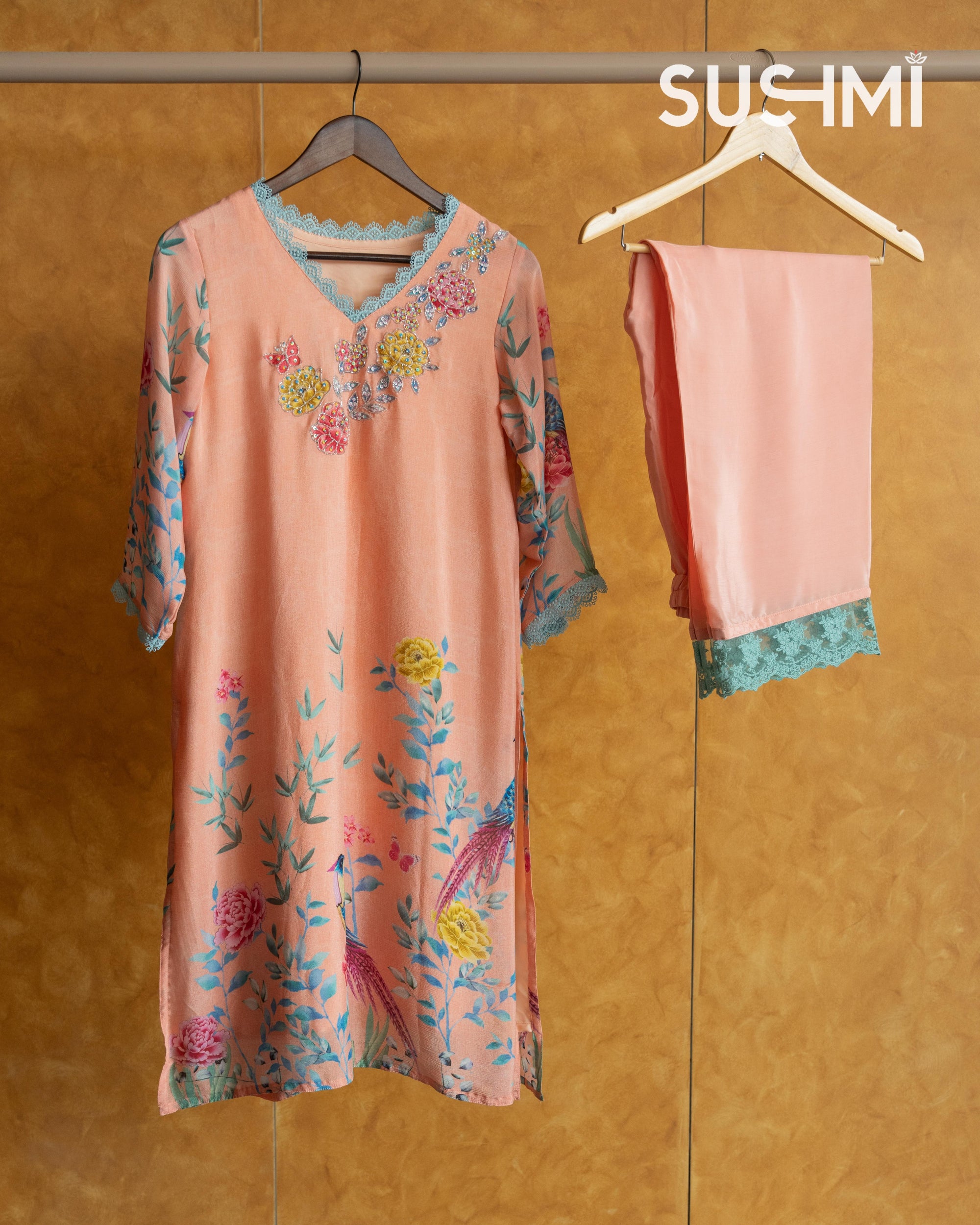 Pure Chinnon Printed Coordset