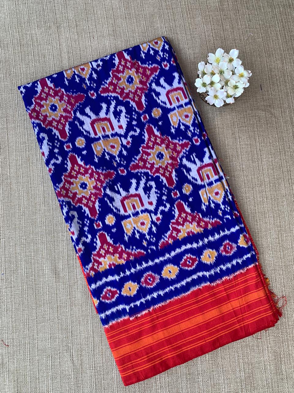 Pure Handloom Ikkath Patola Saree