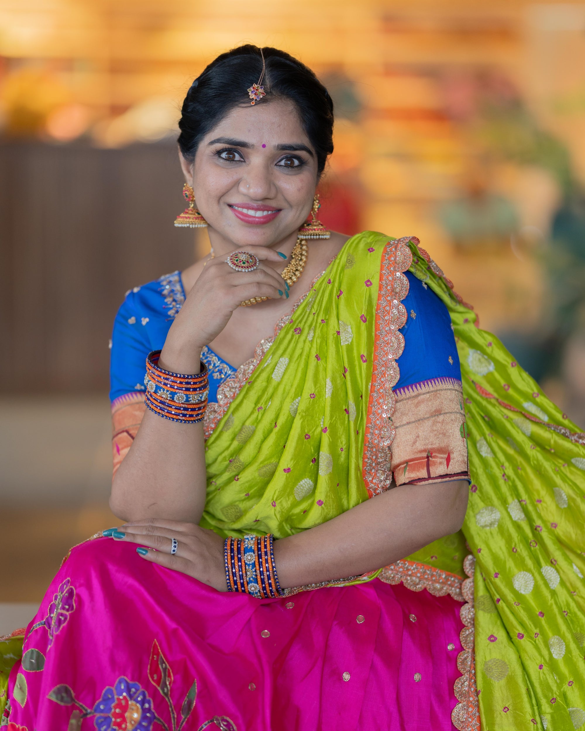 Pure Paithani Lehanga Set