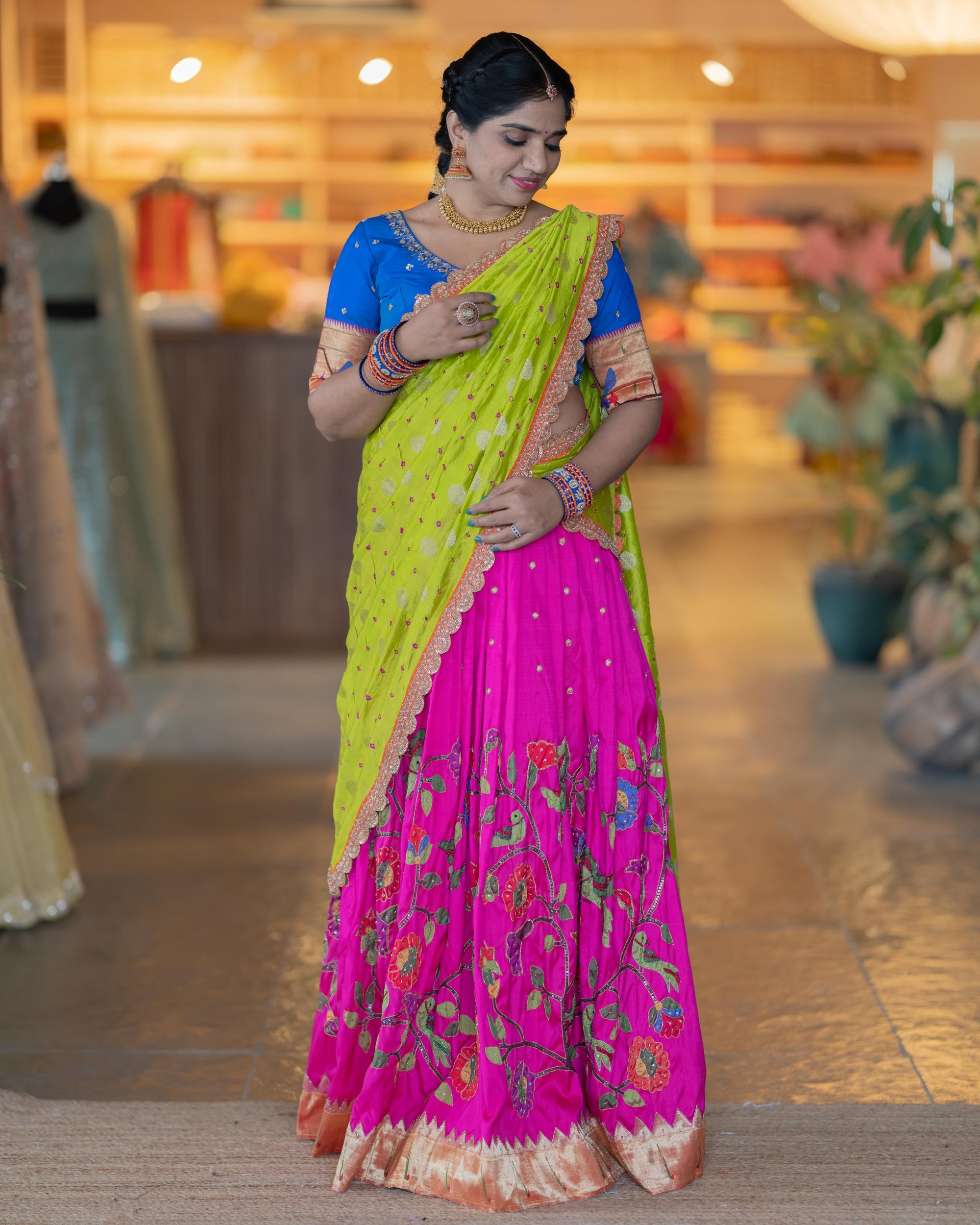 Pure Paithani Lehanga Set