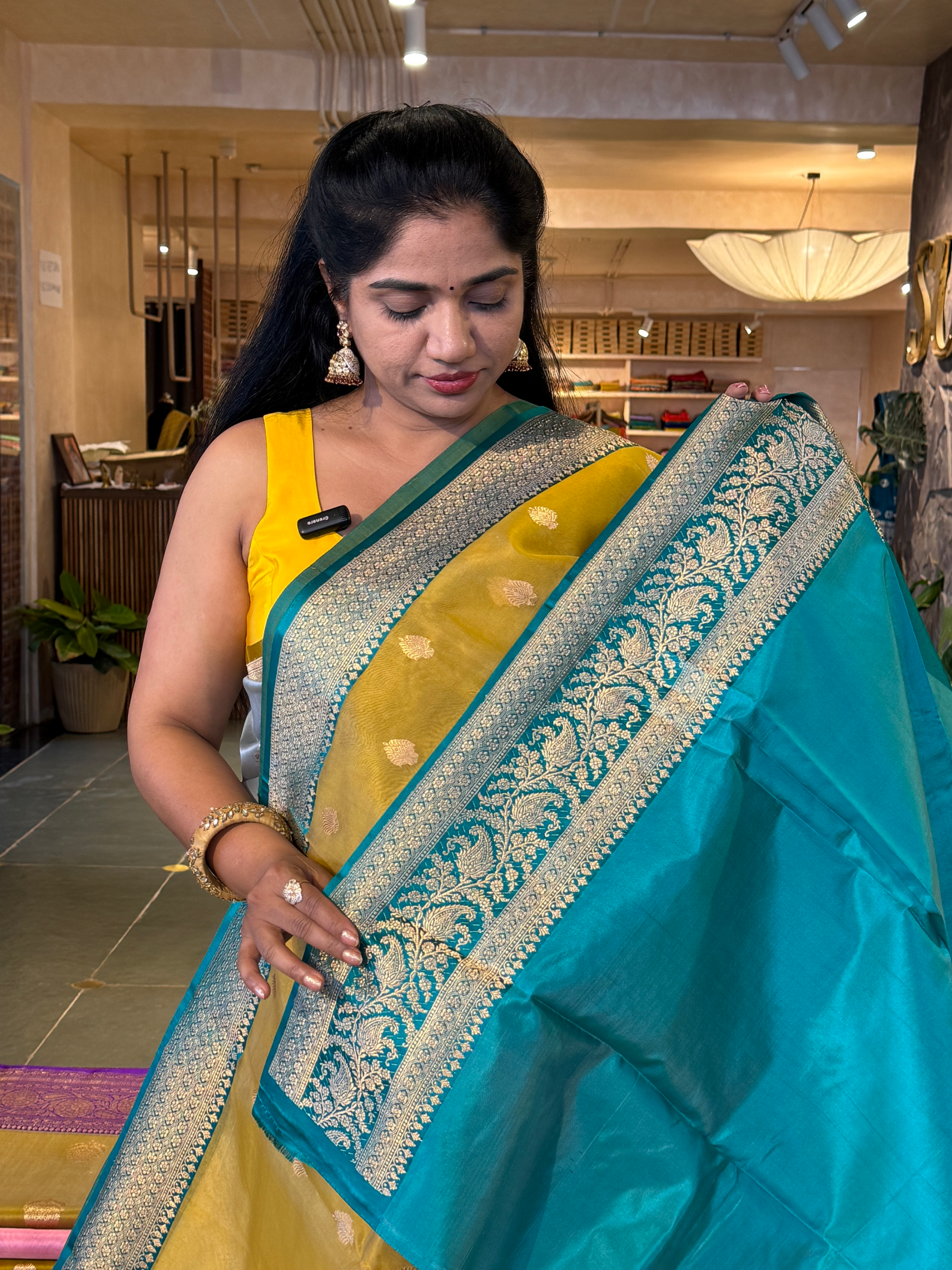 KBMA2206 : Banarasi Handloom Kora Silk Saree