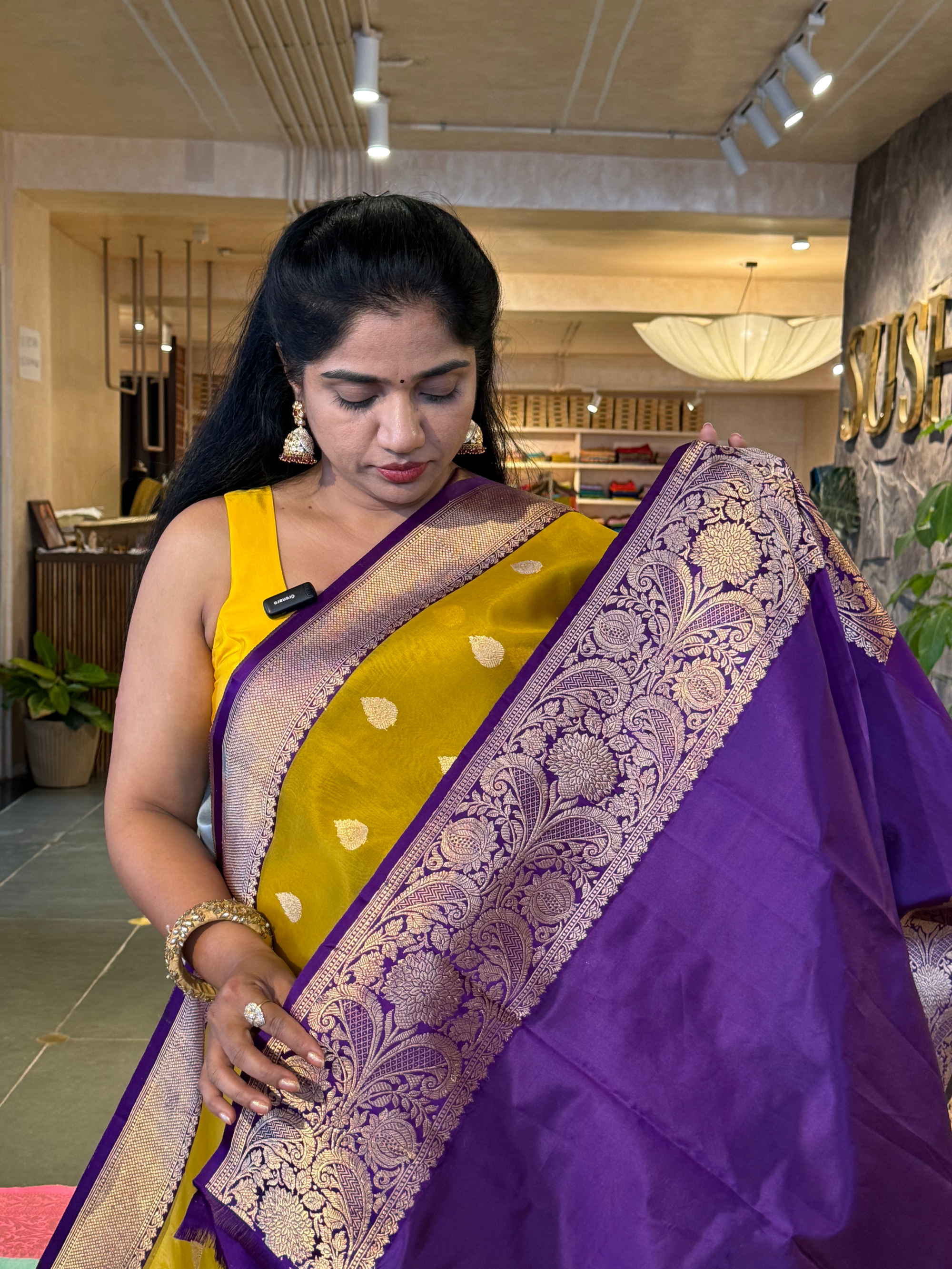 KBMA2209 : Banarasi Handloom Kora Silk Saree