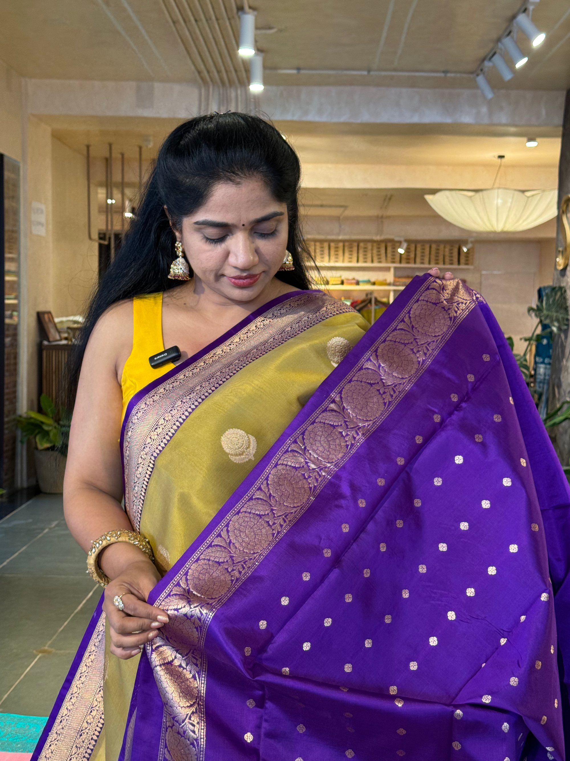 KBMA2207 : Banarasi Handloom Kora Silk Saree
