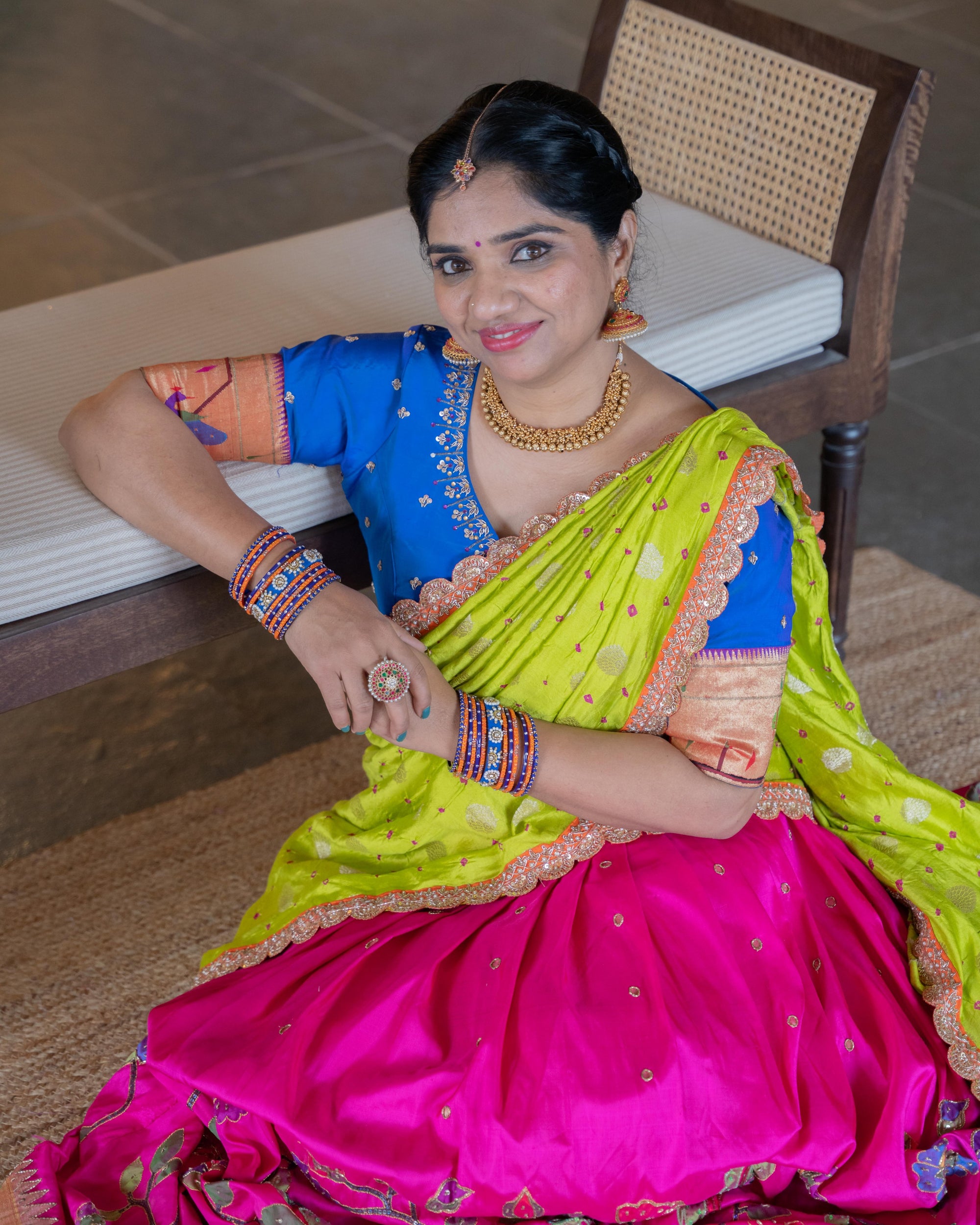 Pure Paithani Lehanga Set