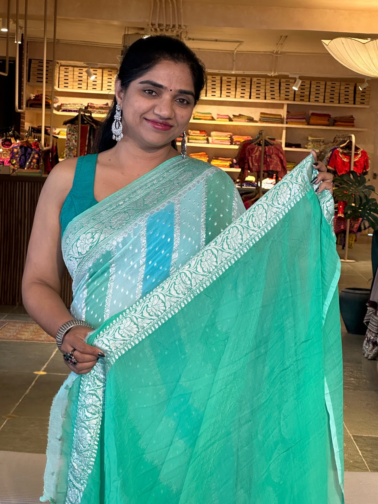 Banarasi Khaddi gorgette