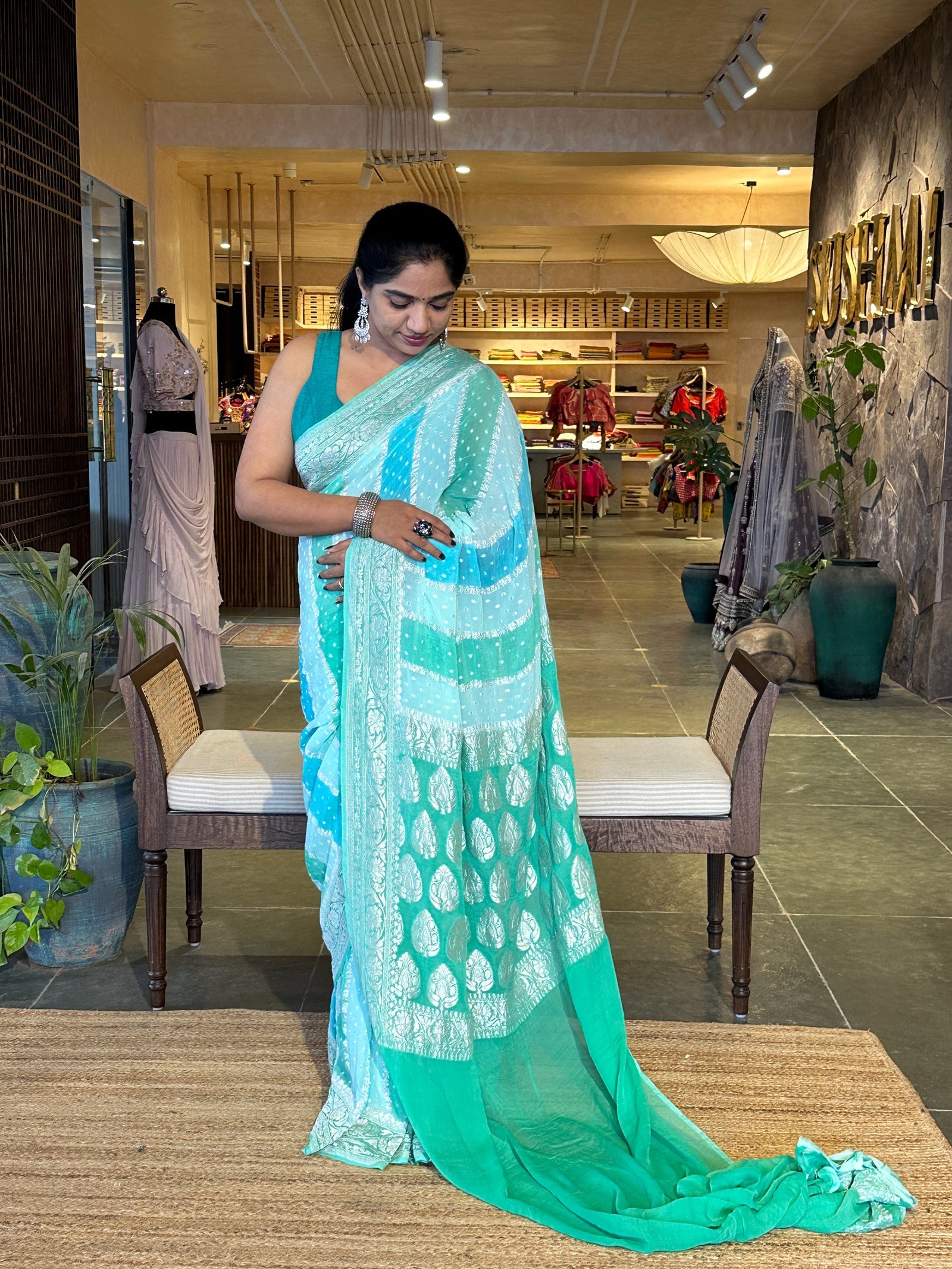 Banarasi Khaddi gorgette