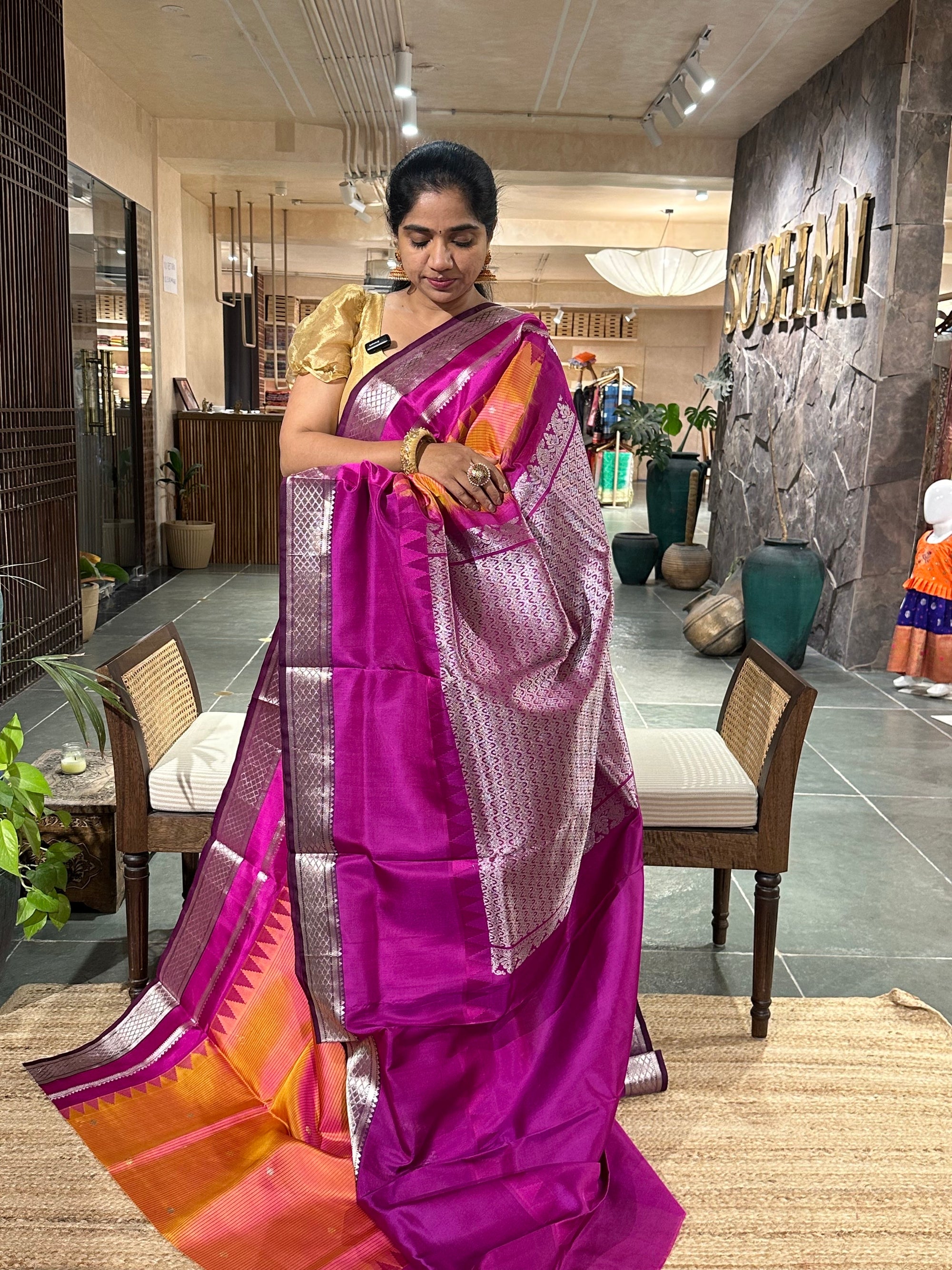 Venkatagiri Handloom Pure Silk Saree
