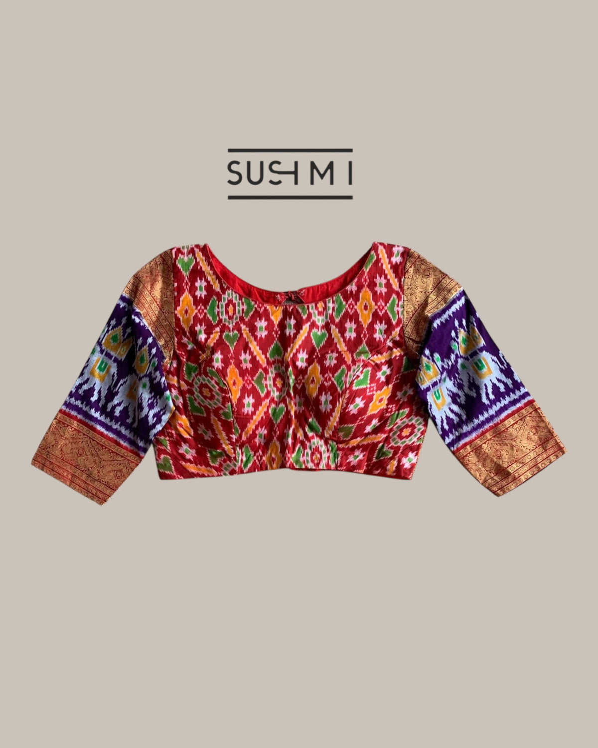 Pure Handloom Twill Ikkath Kanchi Saree