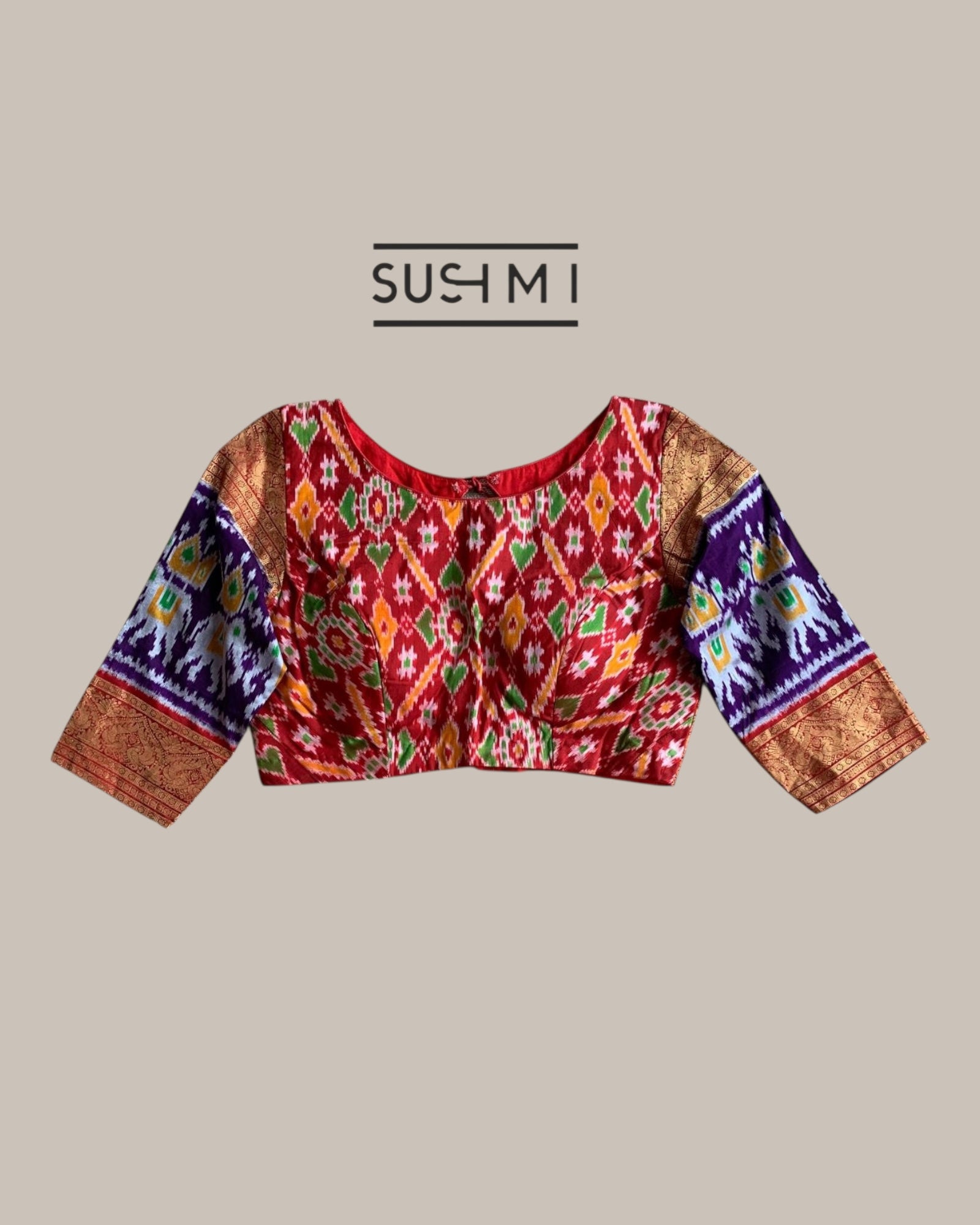 Pure Handloom Twill Ikkath Kanchi Saree